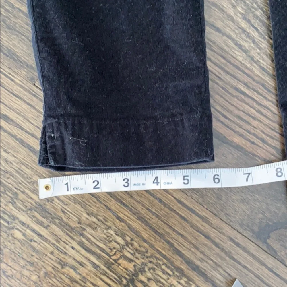 J. Jill Black Stretchy Pull On Corduroy Pants 4